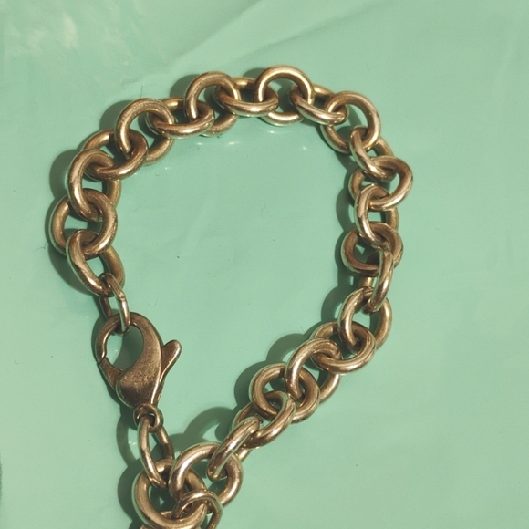 SALE! Authentic Tiffany & Co. Vintage Thick 925 Sterling Silver Link Bracelet - Picture 4 of 10